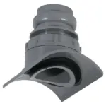 PVC Klemaanboorzadel 125X50, Gat 57mm