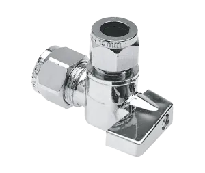 BONFIX Minikogelkraan haaks chromen knop